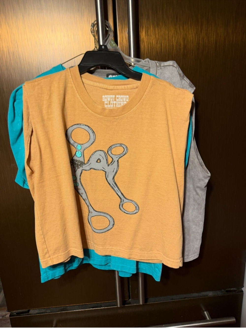 Mustard Graphic Muscle Tee